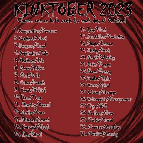 kinktober 2023|More.